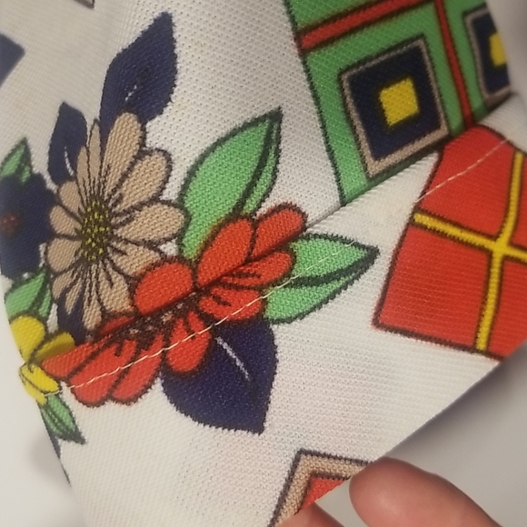 Vintage Ladies unbranded Shirt Size Small with matching belt - Picture 3 of 7